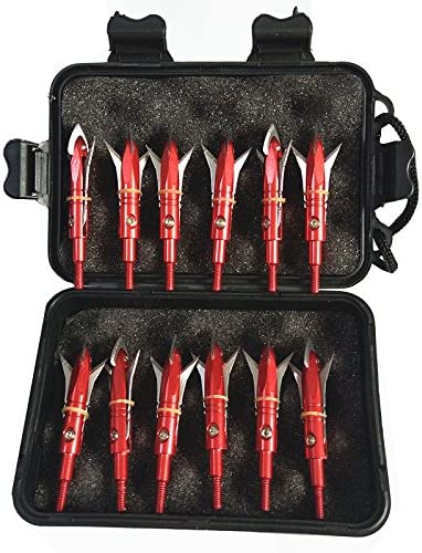 10 12pcs Hunting Broadheads 100 Grain Archery